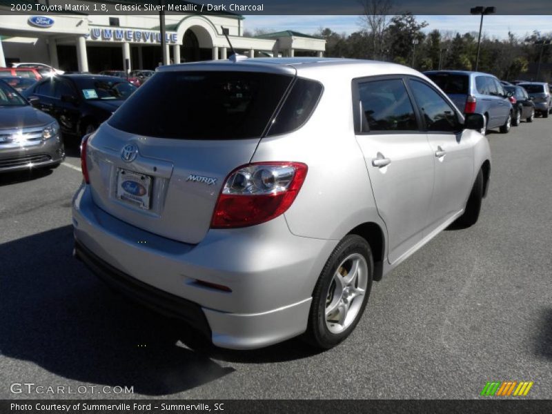 Classic Silver Metallic / Dark Charcoal 2009 Toyota Matrix 1.8