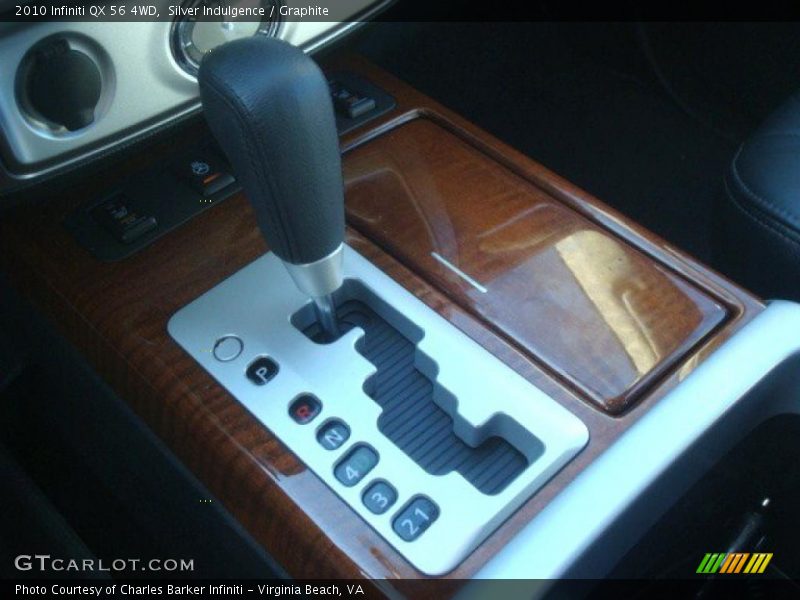 2010 QX 56 4WD 5 Speed Automatic Shifter