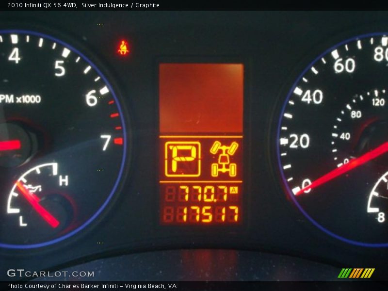 Silver Indulgence / Graphite 2010 Infiniti QX 56 4WD