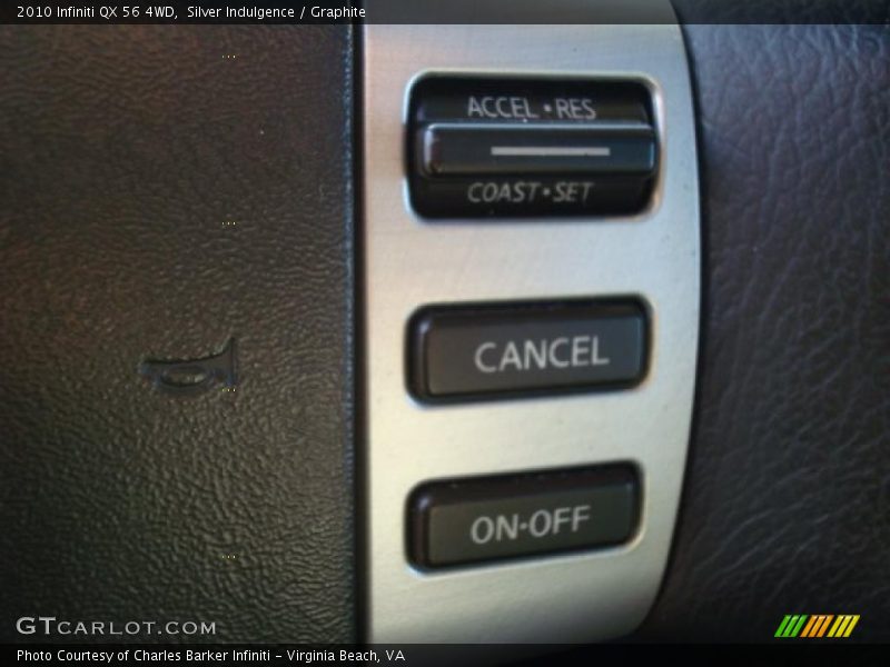 Silver Indulgence / Graphite 2010 Infiniti QX 56 4WD