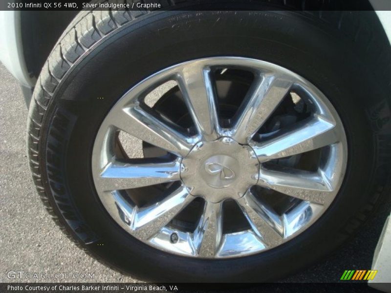 Silver Indulgence / Graphite 2010 Infiniti QX 56 4WD