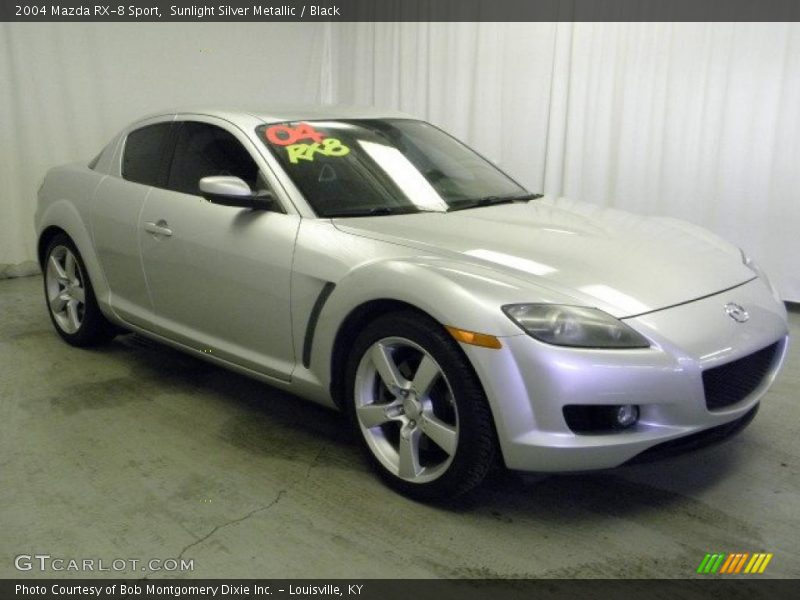 Sunlight Silver Metallic / Black 2004 Mazda RX-8 Sport
