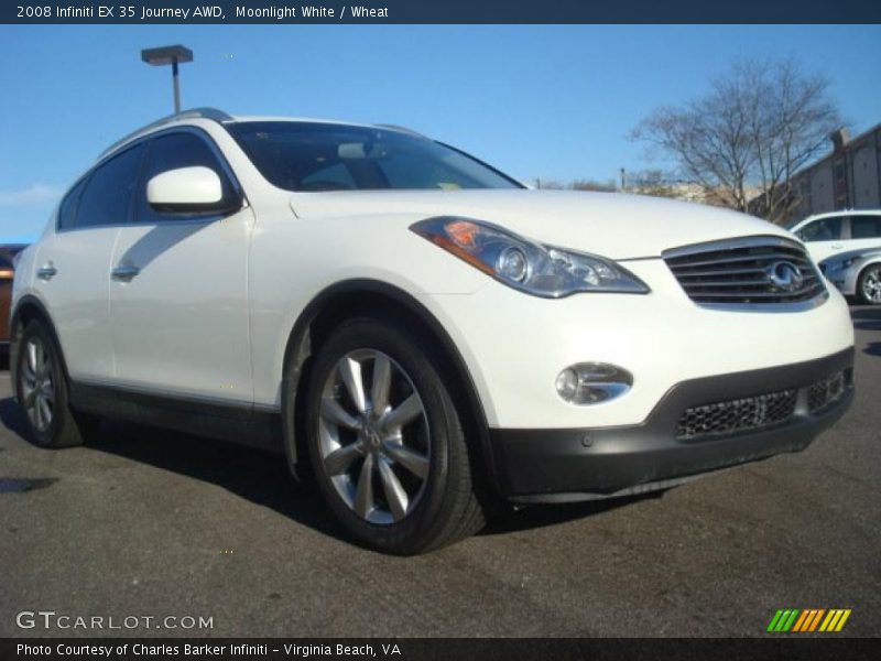 Moonlight White / Wheat 2008 Infiniti EX 35 Journey AWD