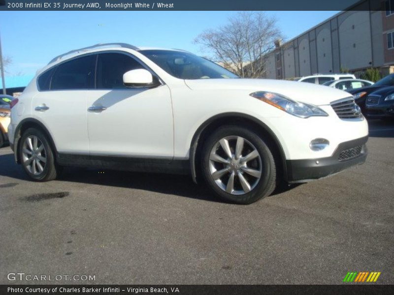 Moonlight White / Wheat 2008 Infiniti EX 35 Journey AWD