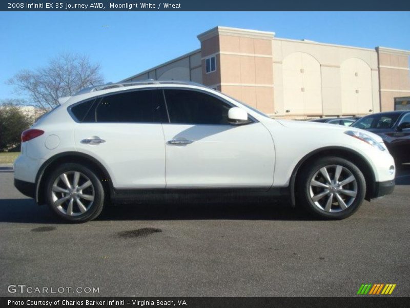 Moonlight White / Wheat 2008 Infiniti EX 35 Journey AWD