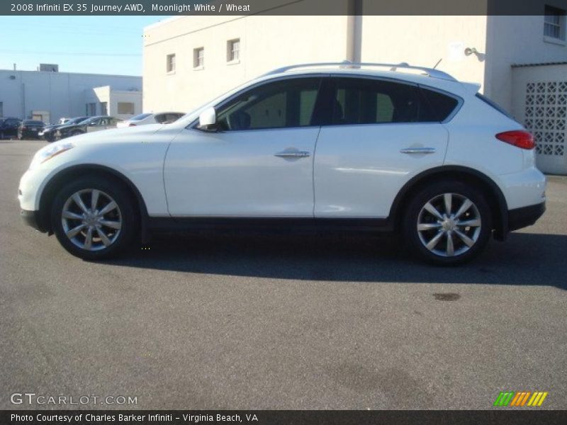 Moonlight White / Wheat 2008 Infiniti EX 35 Journey AWD