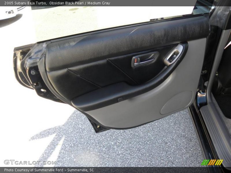 Obsidian Black Pearl / Medium Gray 2005 Subaru Baja Turbo