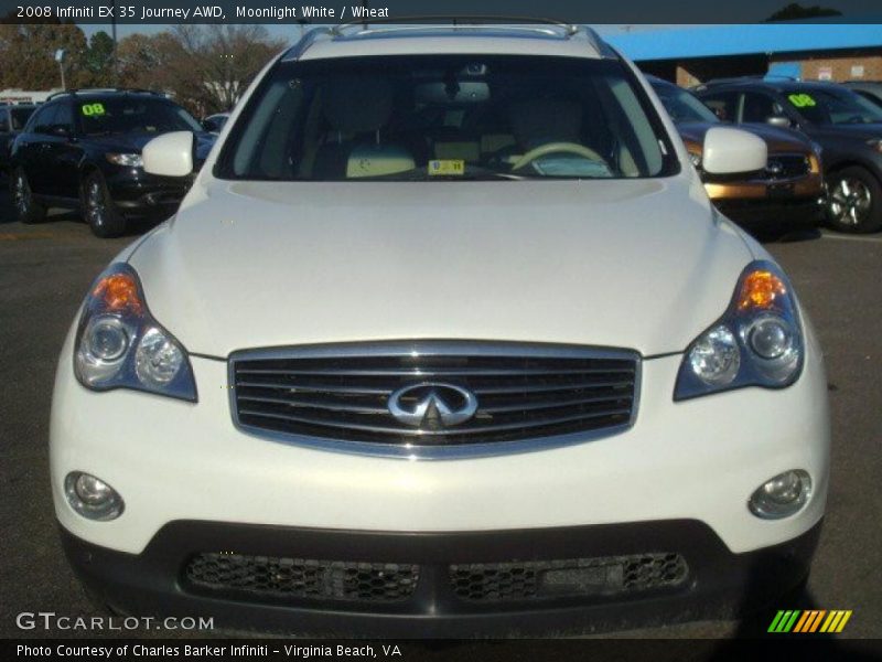 Moonlight White / Wheat 2008 Infiniti EX 35 Journey AWD