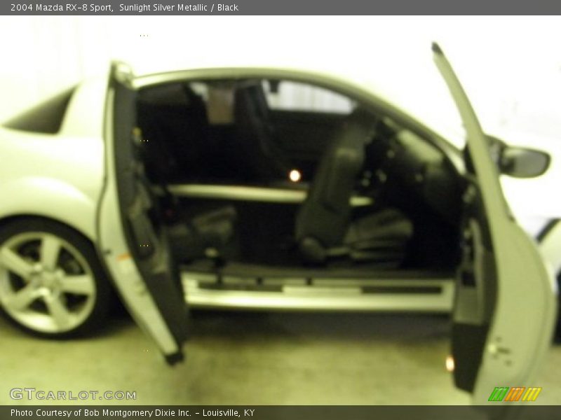 Sunlight Silver Metallic / Black 2004 Mazda RX-8 Sport