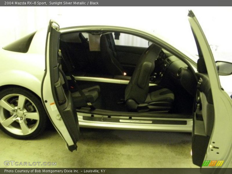 Sunlight Silver Metallic / Black 2004 Mazda RX-8 Sport