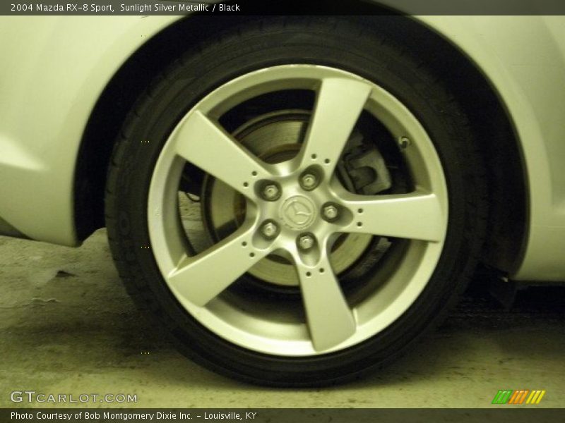 Sunlight Silver Metallic / Black 2004 Mazda RX-8 Sport