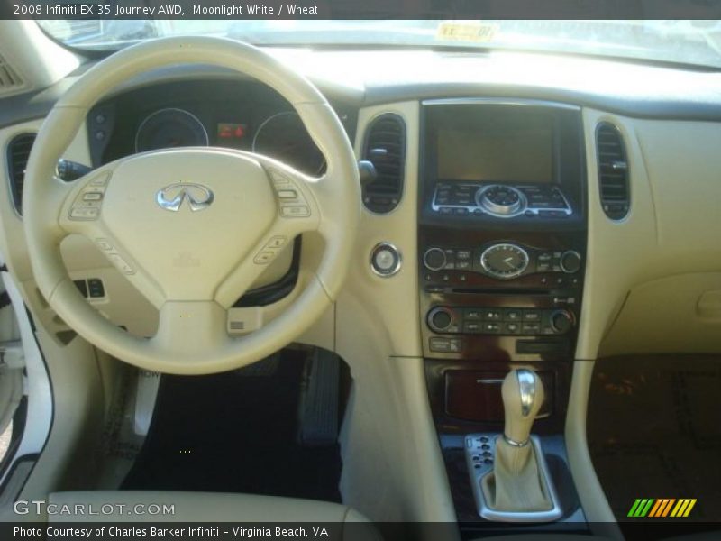 Moonlight White / Wheat 2008 Infiniti EX 35 Journey AWD