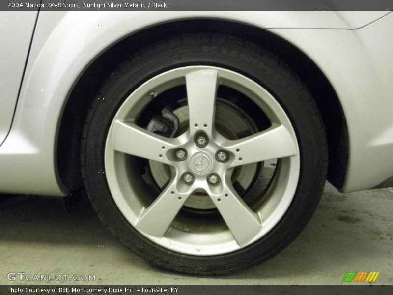 Sunlight Silver Metallic / Black 2004 Mazda RX-8 Sport