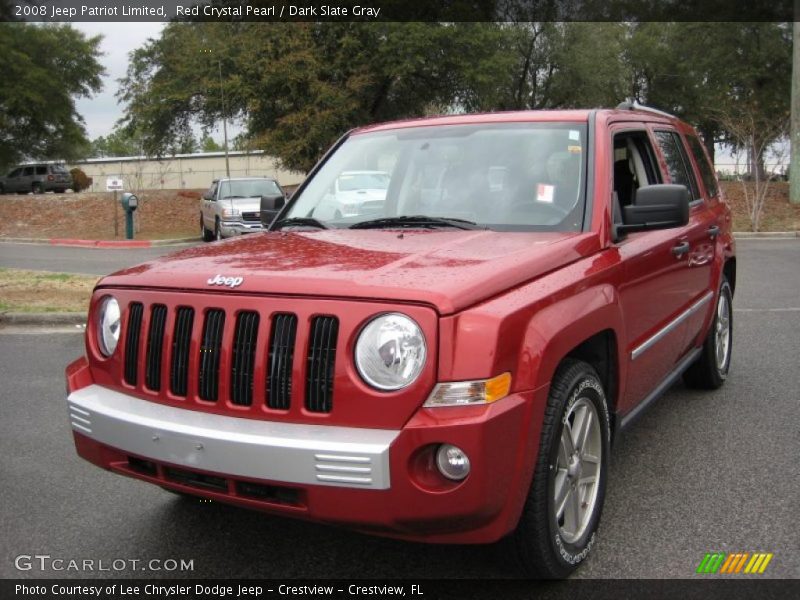 Red Crystal Pearl / Dark Slate Gray 2008 Jeep Patriot Limited