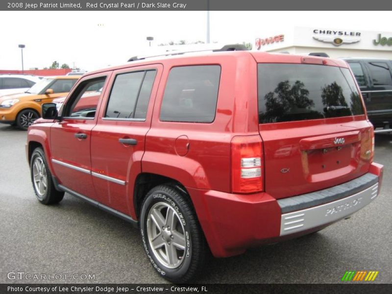 Red Crystal Pearl / Dark Slate Gray 2008 Jeep Patriot Limited