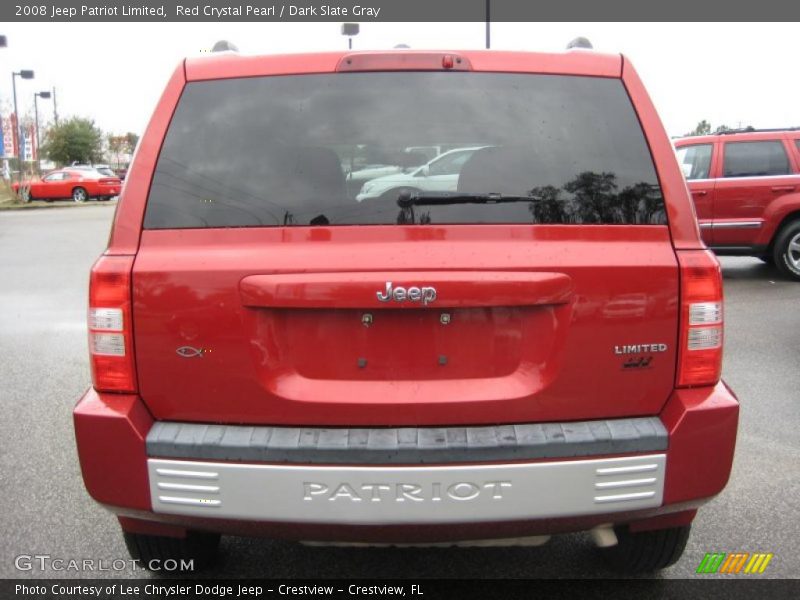 Red Crystal Pearl / Dark Slate Gray 2008 Jeep Patriot Limited