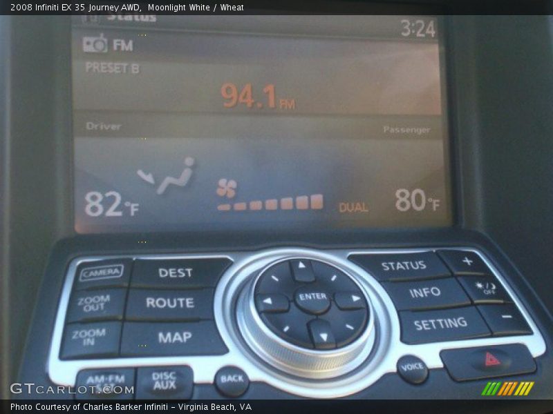 Moonlight White / Wheat 2008 Infiniti EX 35 Journey AWD