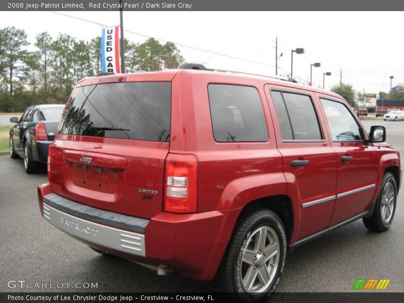 Red Crystal Pearl / Dark Slate Gray 2008 Jeep Patriot Limited