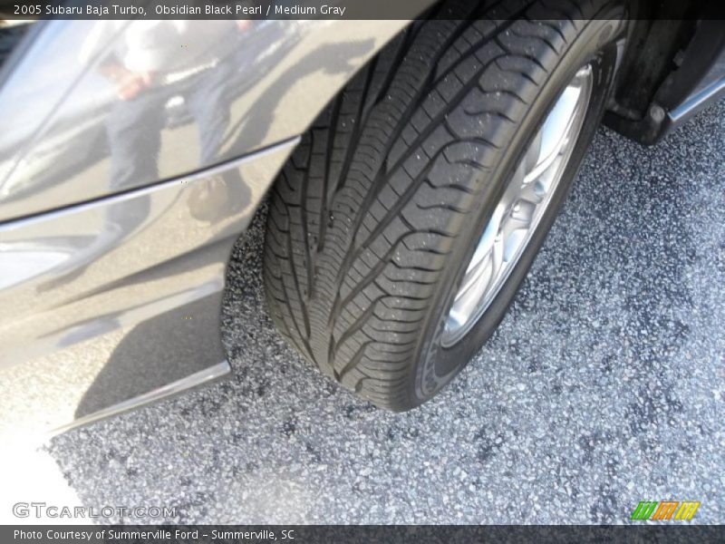 Obsidian Black Pearl / Medium Gray 2005 Subaru Baja Turbo