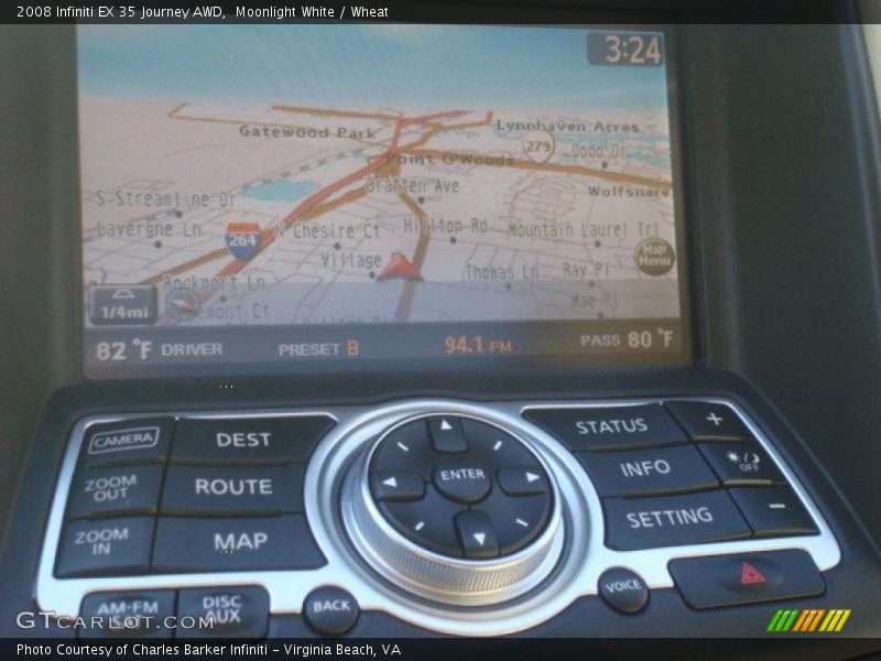 Moonlight White / Wheat 2008 Infiniti EX 35 Journey AWD