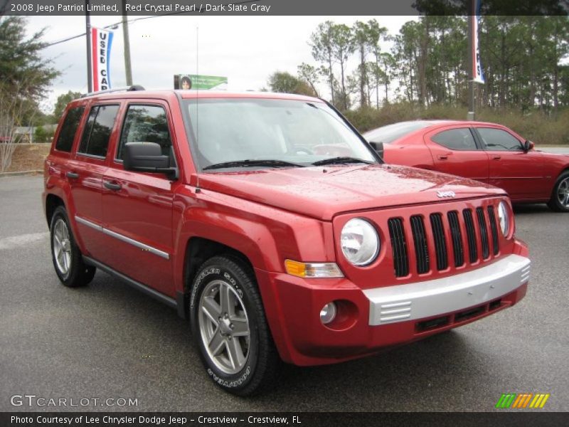 Red Crystal Pearl / Dark Slate Gray 2008 Jeep Patriot Limited