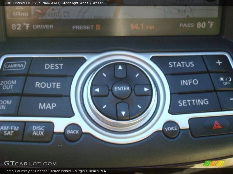 Moonlight White / Wheat 2008 Infiniti EX 35 Journey AWD