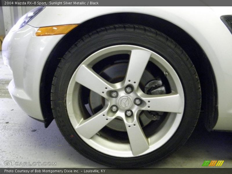Sunlight Silver Metallic / Black 2004 Mazda RX-8 Sport