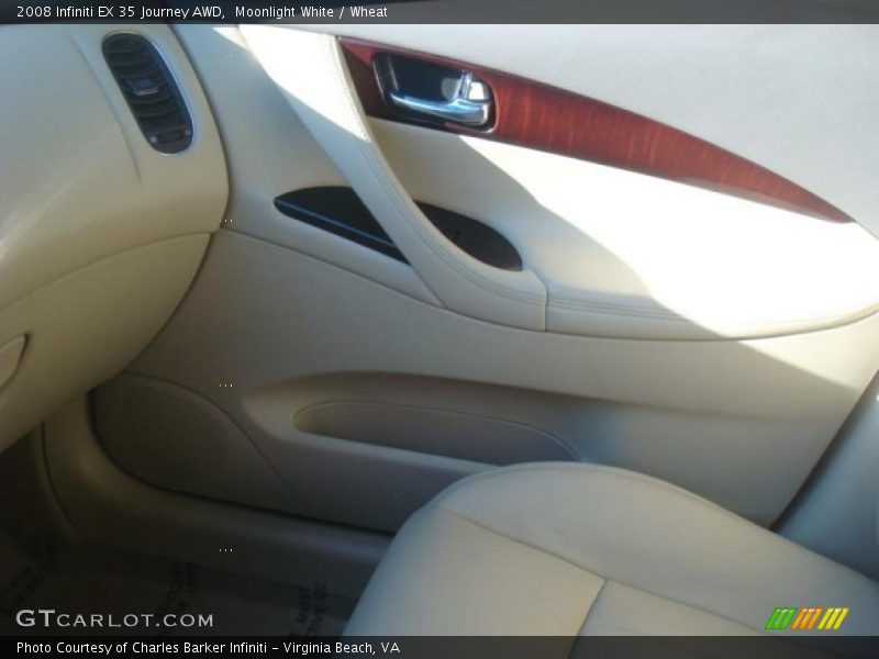 Moonlight White / Wheat 2008 Infiniti EX 35 Journey AWD