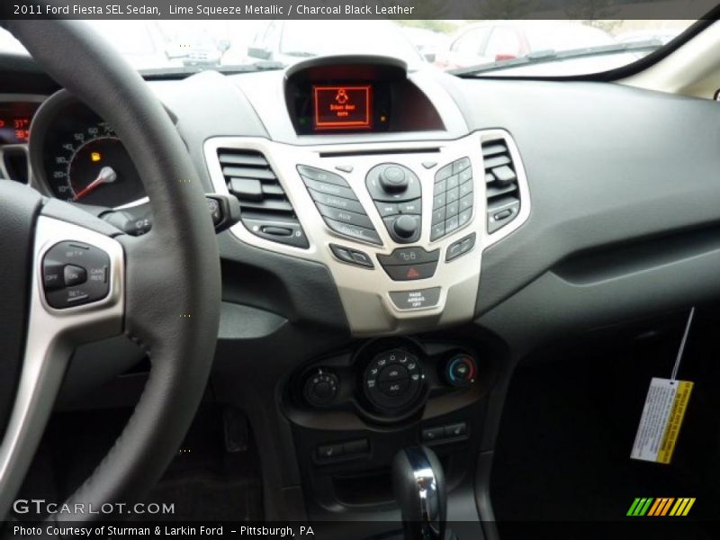 Dashboard of 2011 Fiesta SEL Sedan