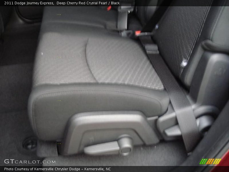 Deep Cherry Red Crystal Pearl / Black 2011 Dodge Journey Express