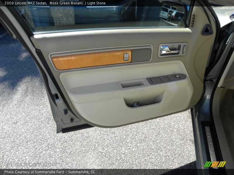 Moss Green Metallic / Light Stone 2009 Lincoln MKZ Sedan