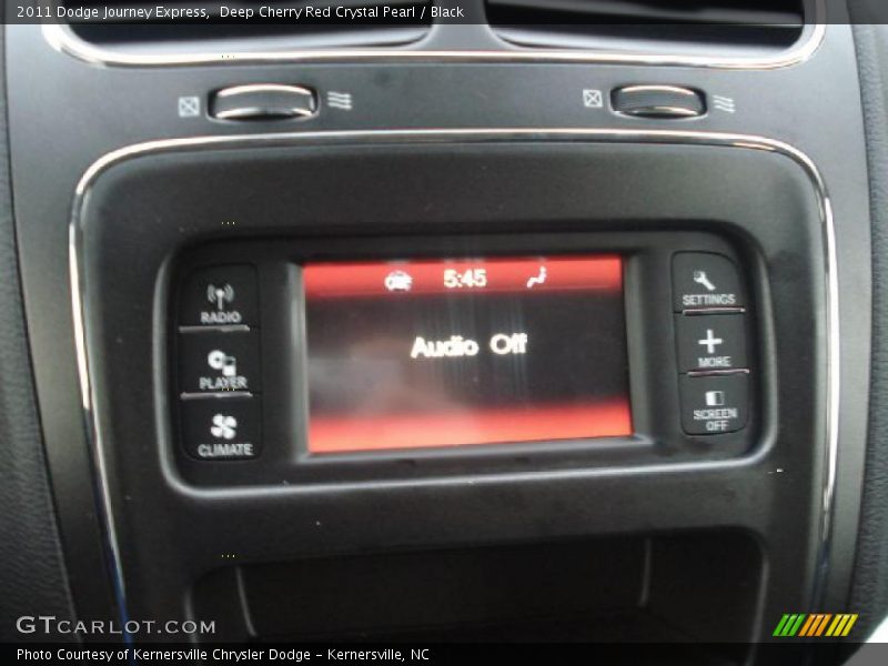 Deep Cherry Red Crystal Pearl / Black 2011 Dodge Journey Express