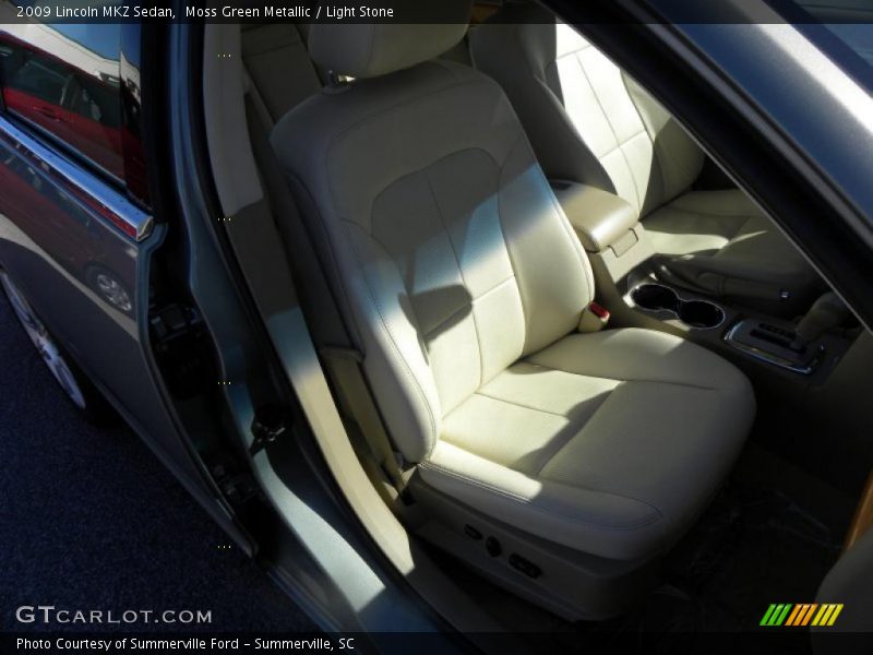 Moss Green Metallic / Light Stone 2009 Lincoln MKZ Sedan