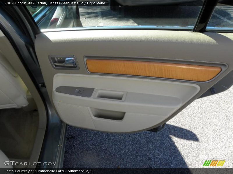 Moss Green Metallic / Light Stone 2009 Lincoln MKZ Sedan