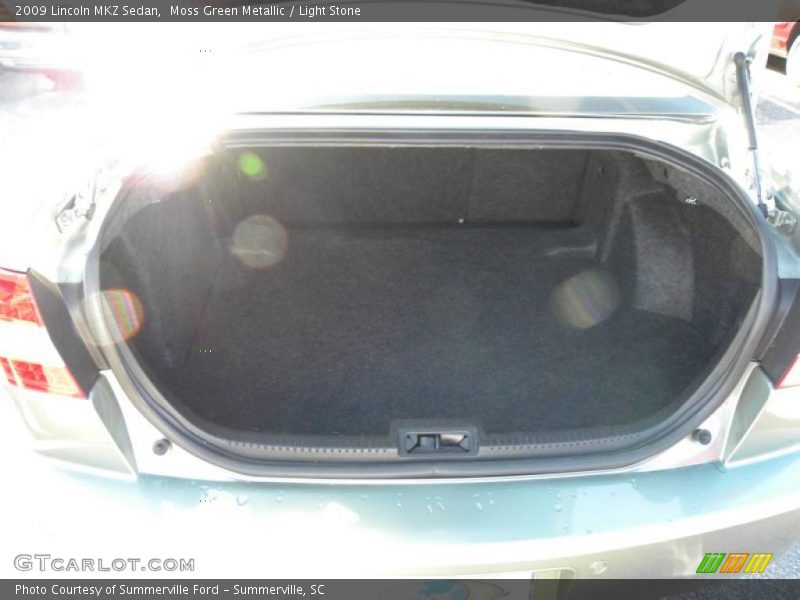 Moss Green Metallic / Light Stone 2009 Lincoln MKZ Sedan