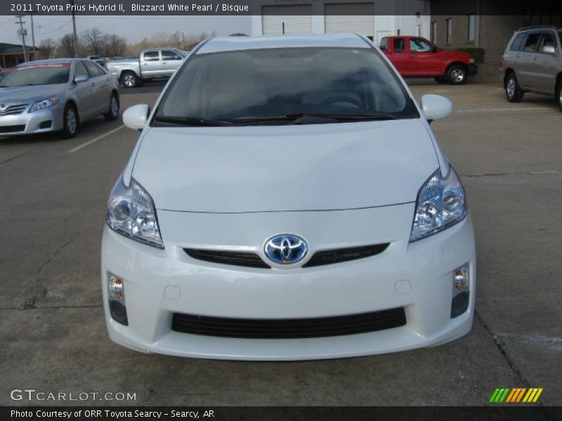 Blizzard White Pearl / Bisque 2011 Toyota Prius Hybrid II