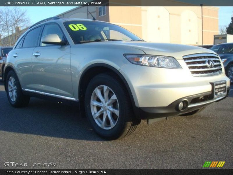 Serengeti Sand Metallic / Wheat 2006 Infiniti FX 35 AWD