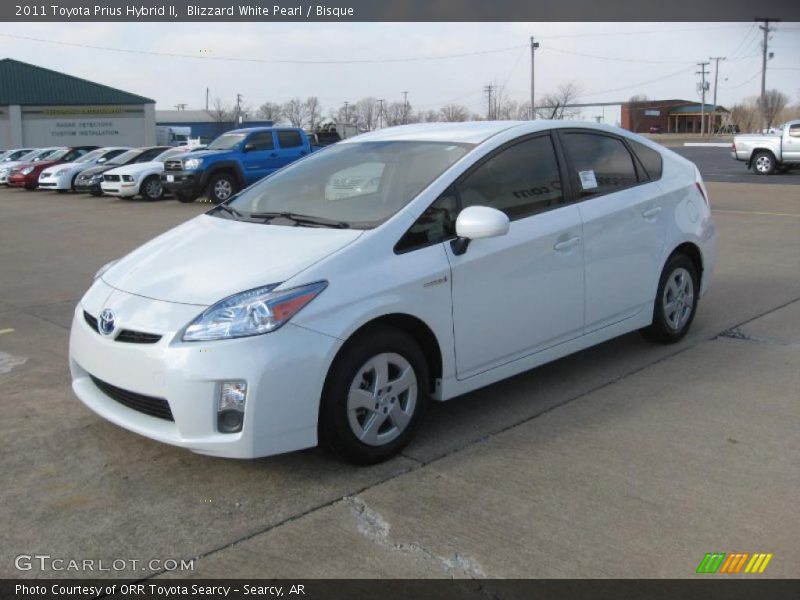 Blizzard White Pearl / Bisque 2011 Toyota Prius Hybrid II