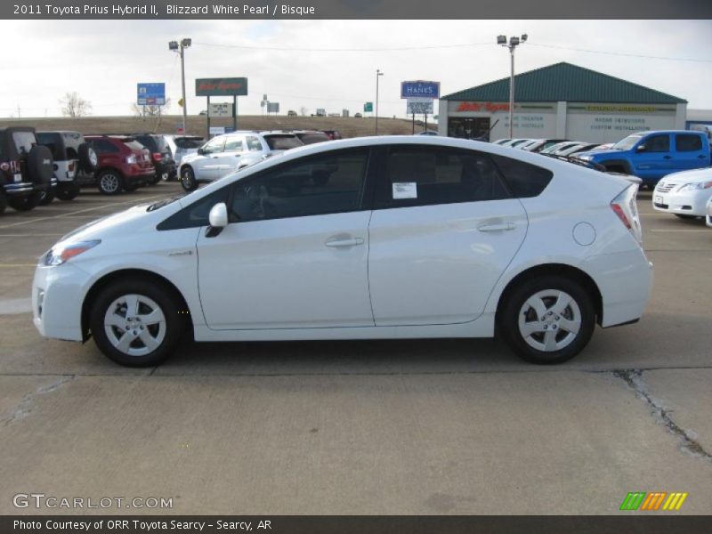 Blizzard White Pearl / Bisque 2011 Toyota Prius Hybrid II