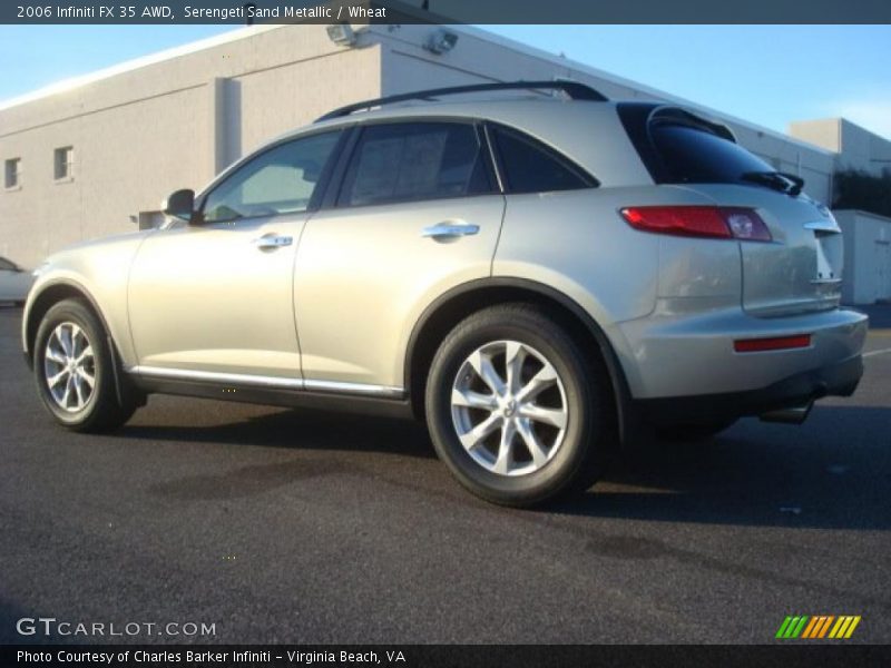 Serengeti Sand Metallic / Wheat 2006 Infiniti FX 35 AWD
