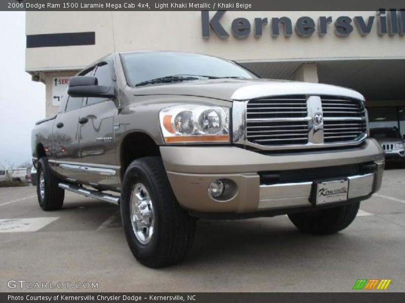 Light Khaki Metallic / Khaki Beige 2006 Dodge Ram 1500 Laramie Mega Cab 4x4