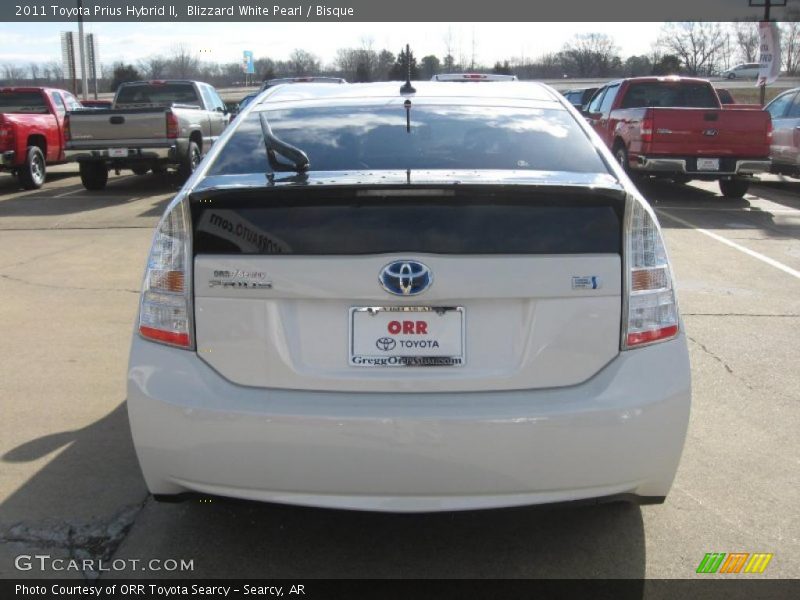 Blizzard White Pearl / Bisque 2011 Toyota Prius Hybrid II
