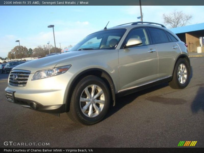 Serengeti Sand Metallic / Wheat 2006 Infiniti FX 35 AWD