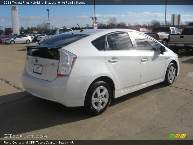 Blizzard White Pearl / Bisque 2011 Toyota Prius Hybrid II