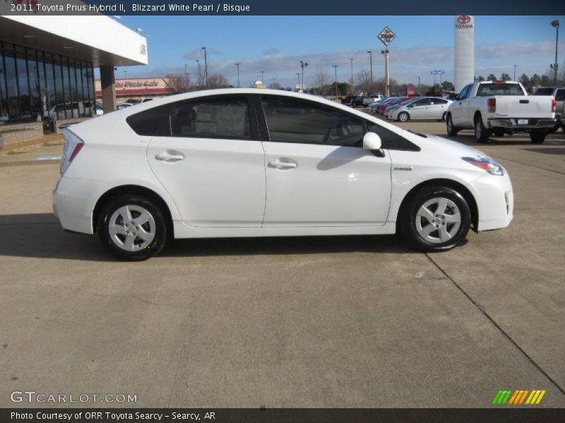 Blizzard White Pearl / Bisque 2011 Toyota Prius Hybrid II