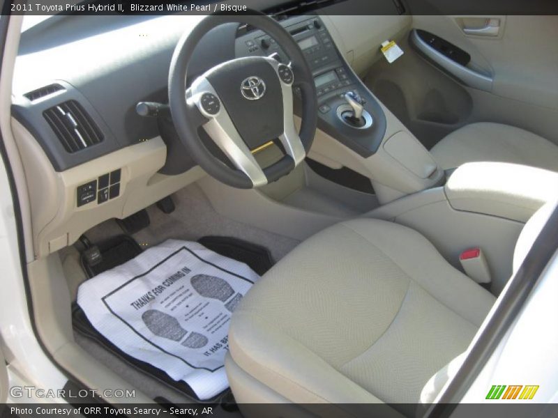 Blizzard White Pearl / Bisque 2011 Toyota Prius Hybrid II