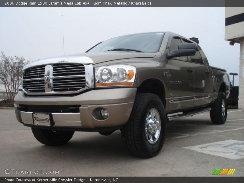 Light Khaki Metallic / Khaki Beige 2006 Dodge Ram 1500 Laramie Mega Cab 4x4