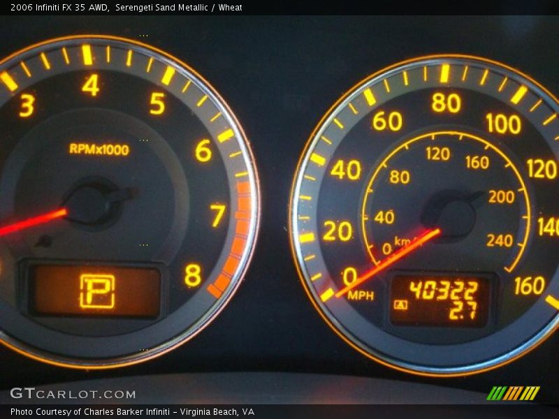 Serengeti Sand Metallic / Wheat 2006 Infiniti FX 35 AWD