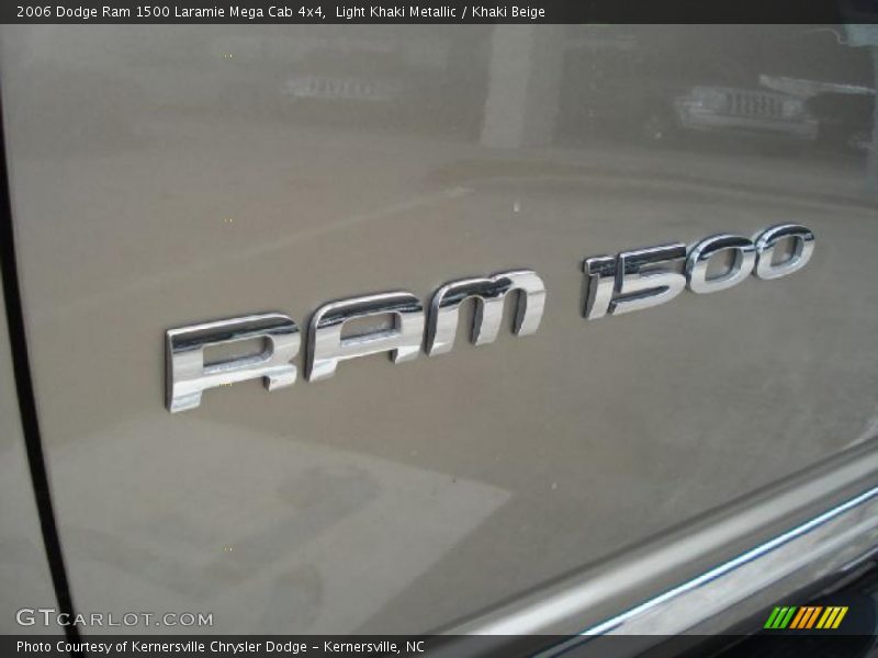 Light Khaki Metallic / Khaki Beige 2006 Dodge Ram 1500 Laramie Mega Cab 4x4