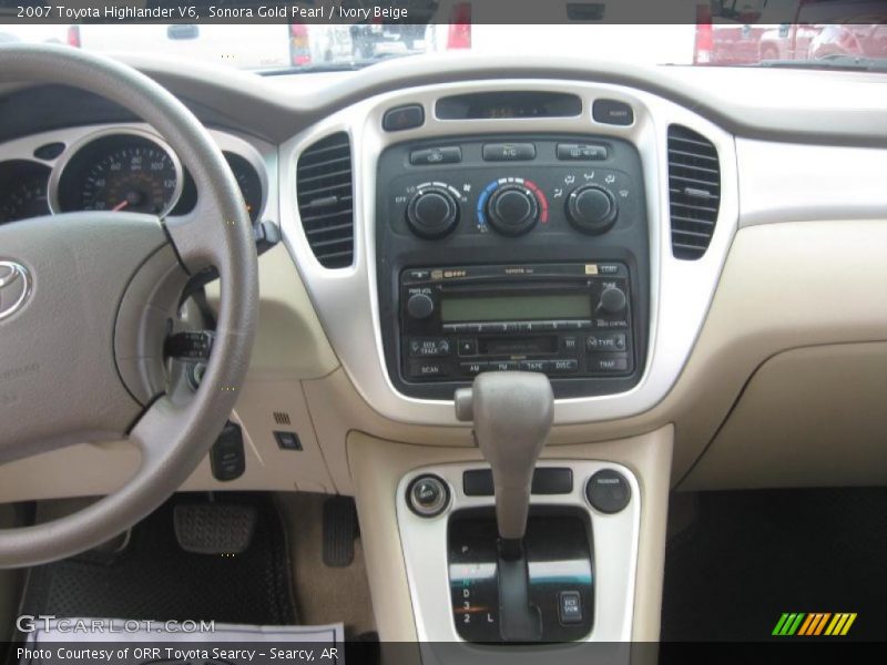 Sonora Gold Pearl / Ivory Beige 2007 Toyota Highlander V6